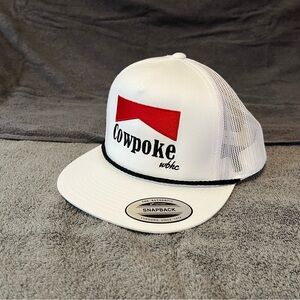 Men’s Cowpoke WBHC White Trucker SnapBack Hat